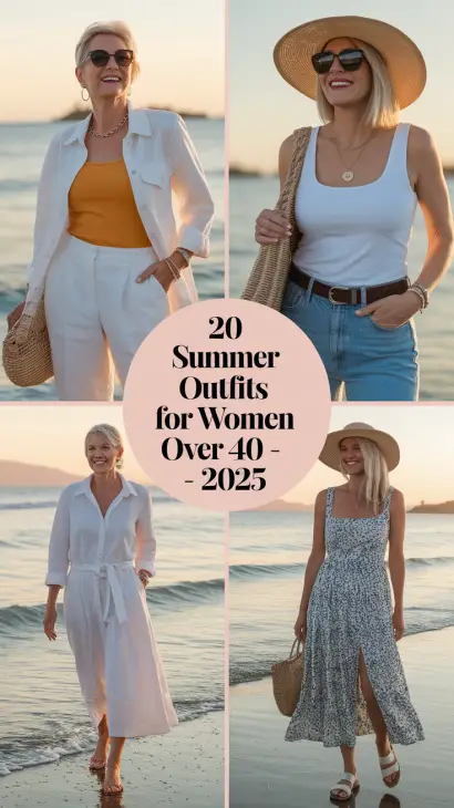 Summer Outfits for Women Over 40 - 2025