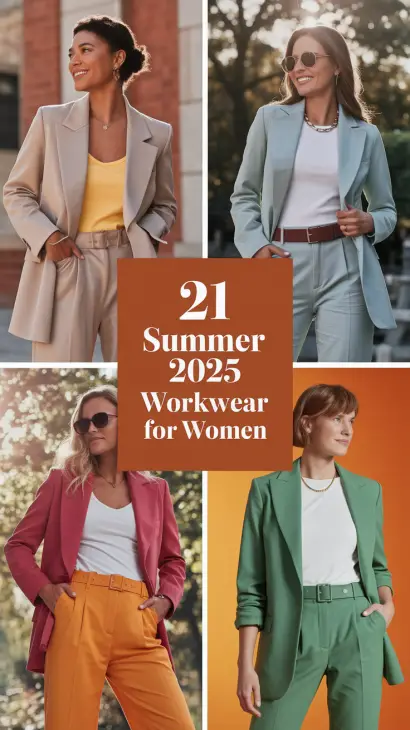 Summer 2025 Workwear for Women: Chic and Professional Office Outfits