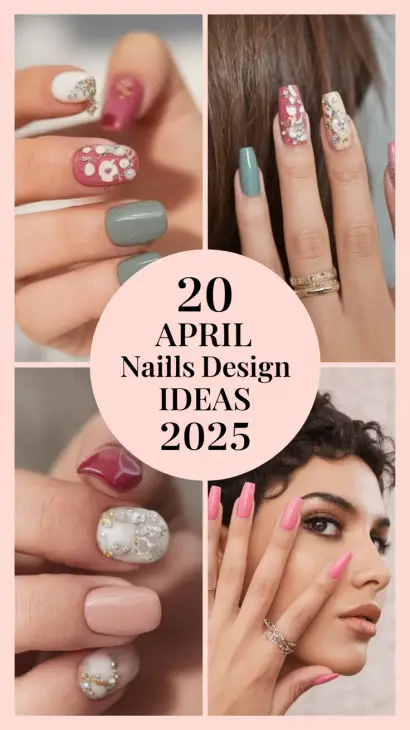 April Nails Design Ideas 2025: Fresh & Trendy Looks for Spring