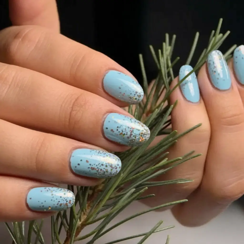 june nails Modern Neutrals with Clean White Arcs