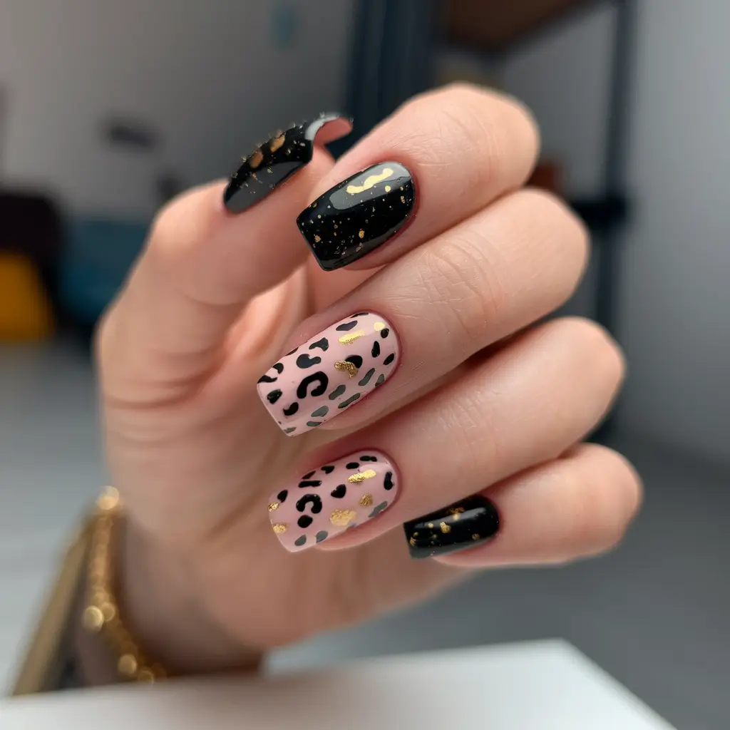 june nails White Daisy Blooms on Blush Sheer