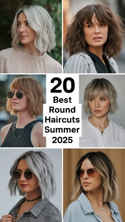 Best Round-Face Haircuts - Summer 2025: Short, Medium & Cute Ideas