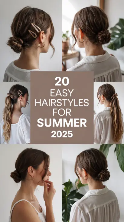 Quick & Easy Hairstyles for Summer 2025: Fresh Looks for Every Hair Type Introduction