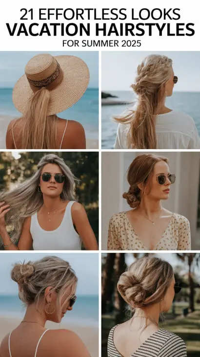 Effortless Looks: Vacation Hairstyles for Summer 2025 That Feel as Easy as They Look