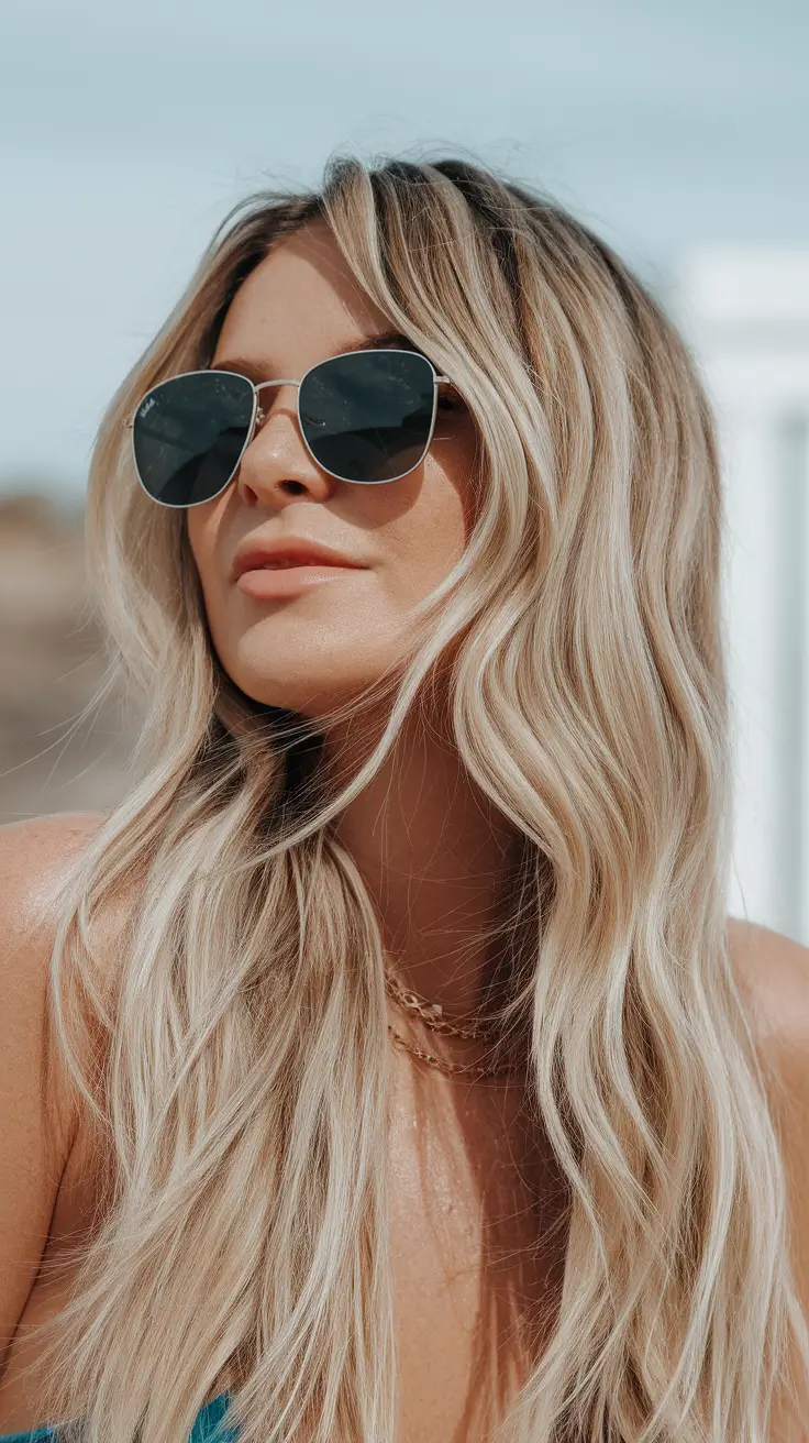vacation hairstyles summer Beach Blonde Waves That Feel Like Saltwater Freedom