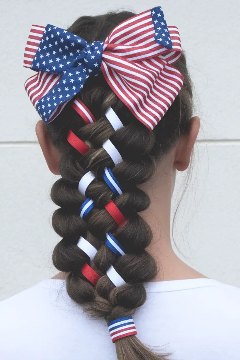 4th-of-july-hair-braided-ribbons