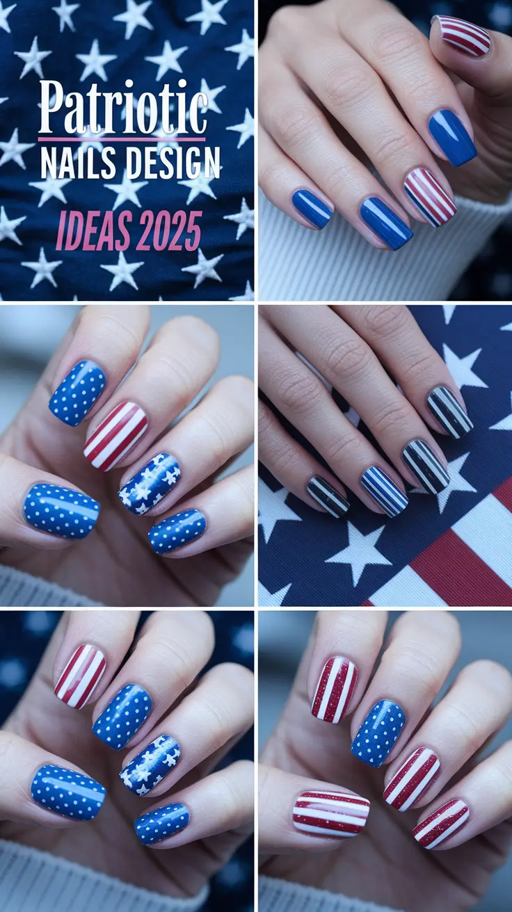 Patriotic Nails Design Ideas 2025: Bold Looks for the Fourth of July