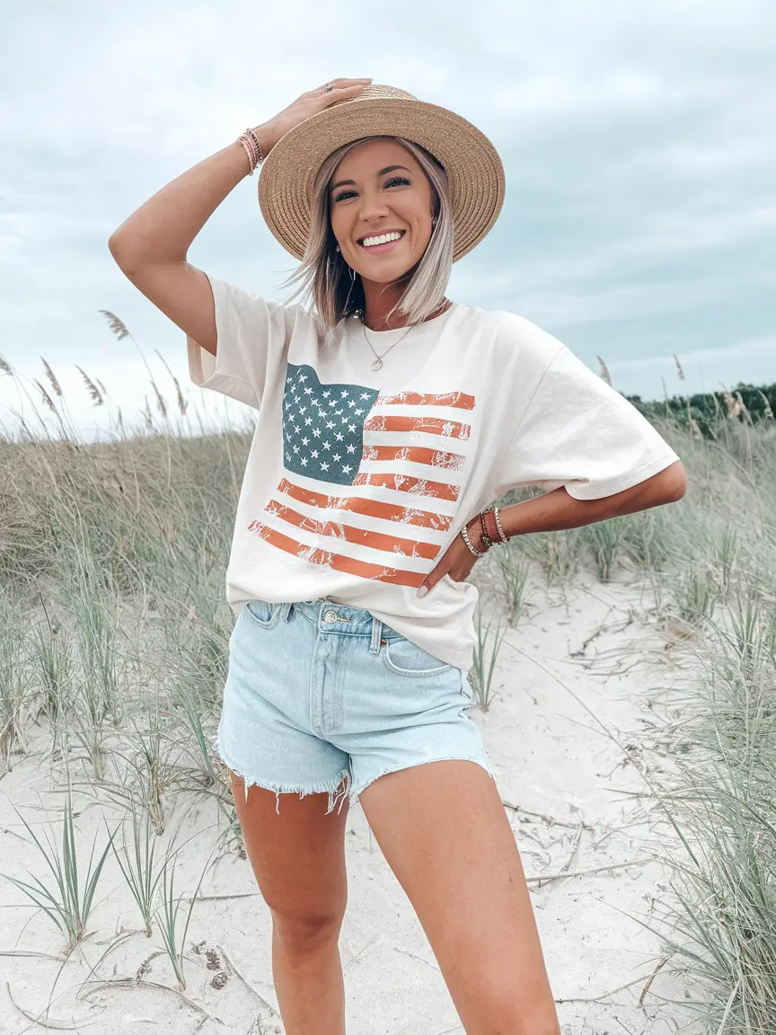 4th of july outfits Effortless Beachside Americana