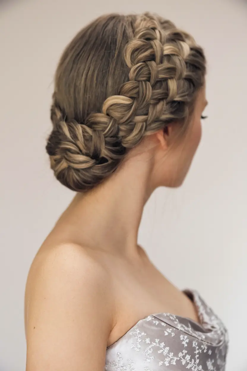 4th of July hairstyles Patriotic Party Buns with Scrunchies