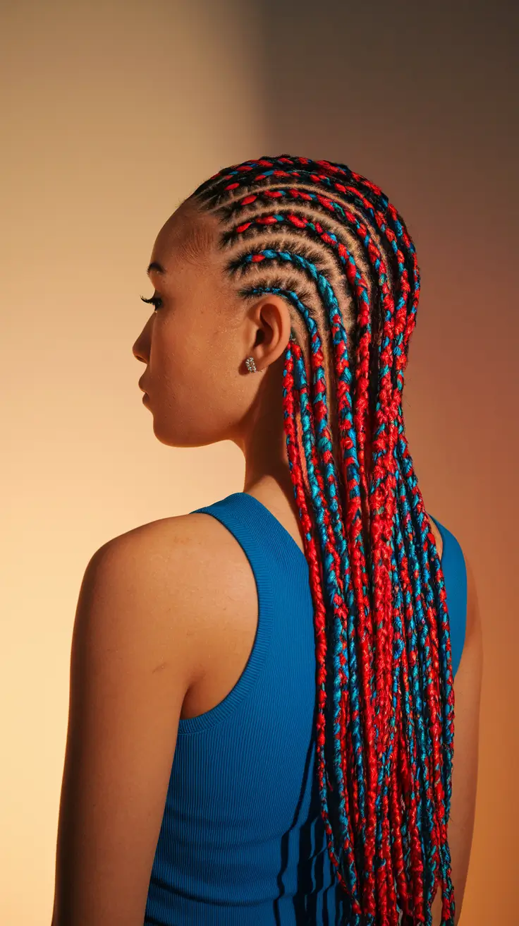 4th-of-july-hair-Patriotic-Braided-Cornrows