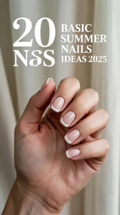 Basic Summer Nails Ideas 2025: Cute, Short & Square Styles to Try