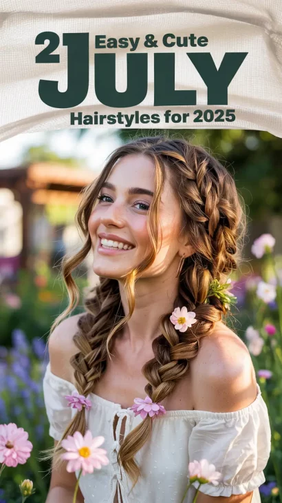 Easy & Cute July Hairstyles for 2025 — 4th of July-Ready Looks