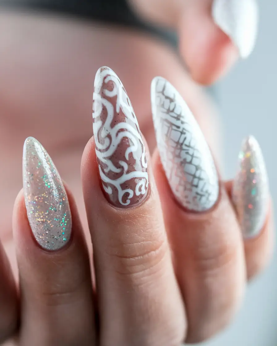 almond nails summer Snow White Meets Summer Magic