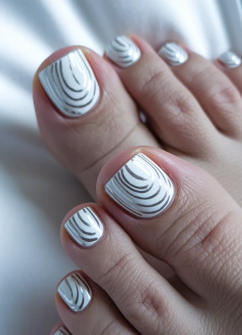 beach toe nails ideas Sky Blue Sparkle Mist