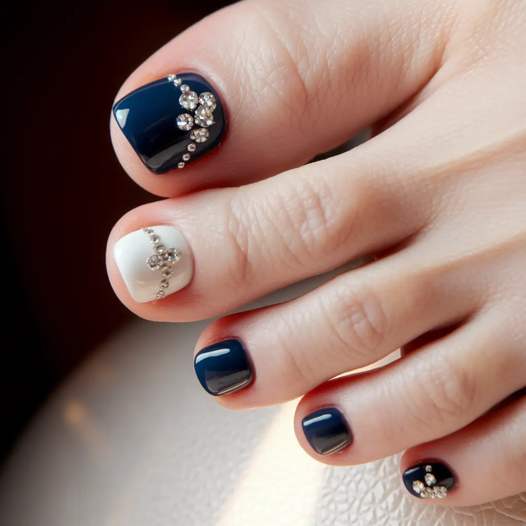 summer toe nail colors pale skin Butterfly French with a Whimsical Twist