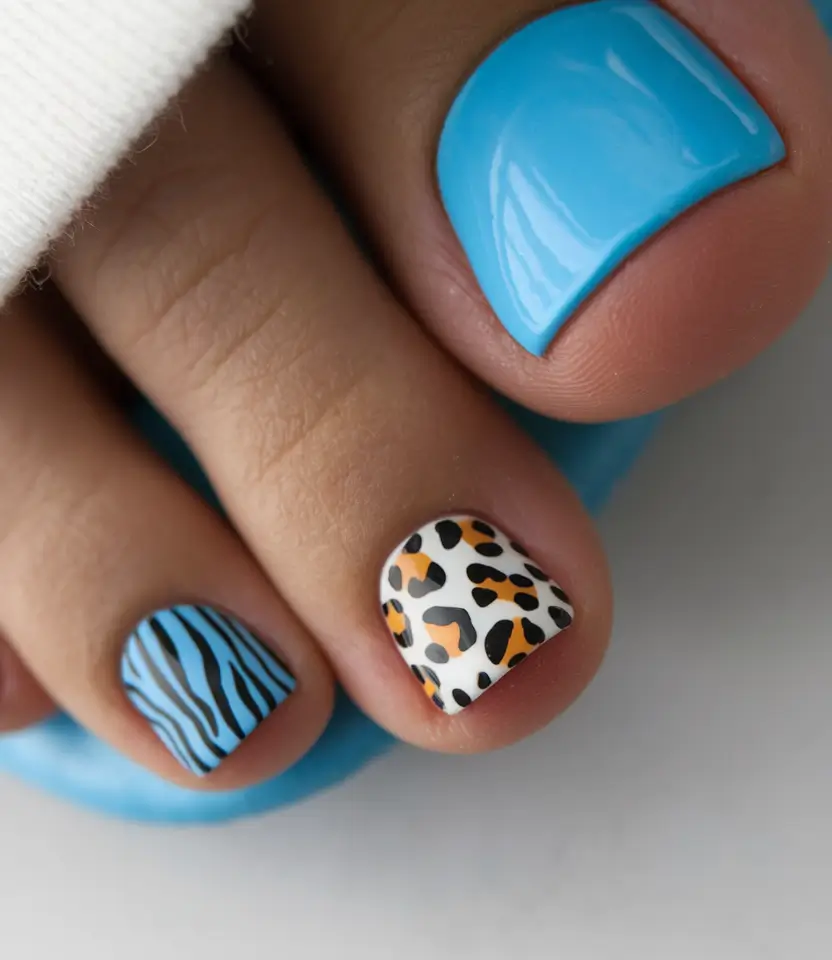 Bold Toe Colors for Summer 2025 Night Sky Sparkle: Dark and Dazzling