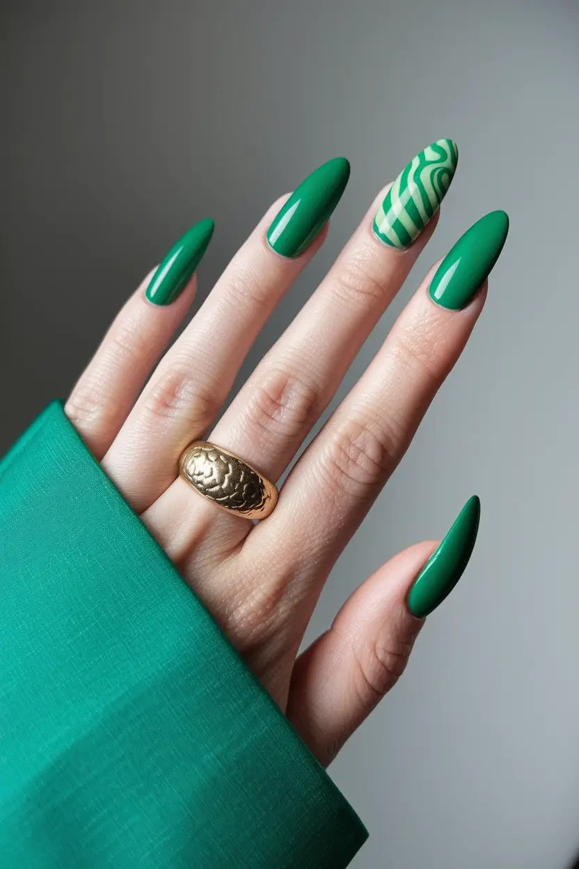 colorful summer nails acrylic almond Monochrome Meets Graphic Pop