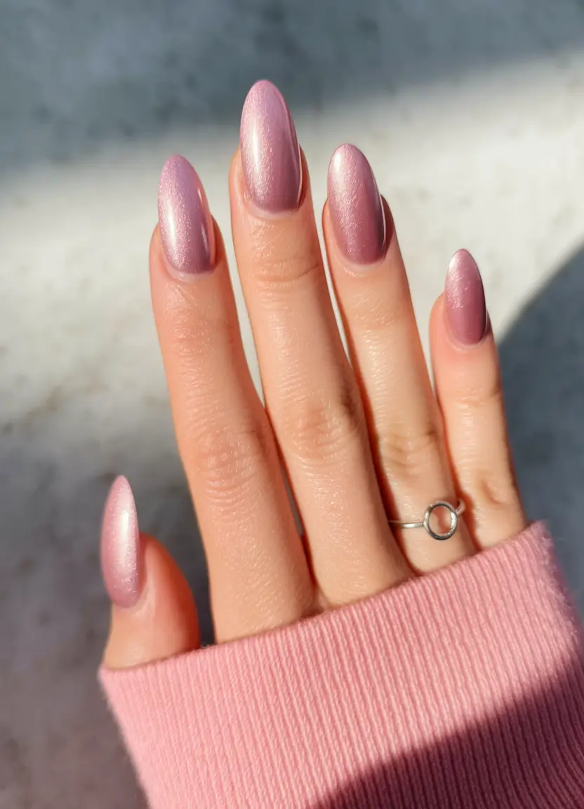 cotton-candy-pink-nails-with-chrome-glossy-baby-pink
