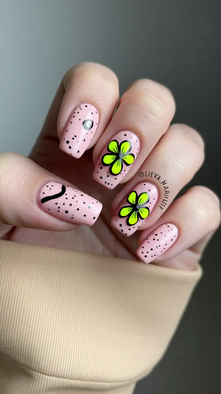 cute summer nails almond Cotton Candy Cloud Fade