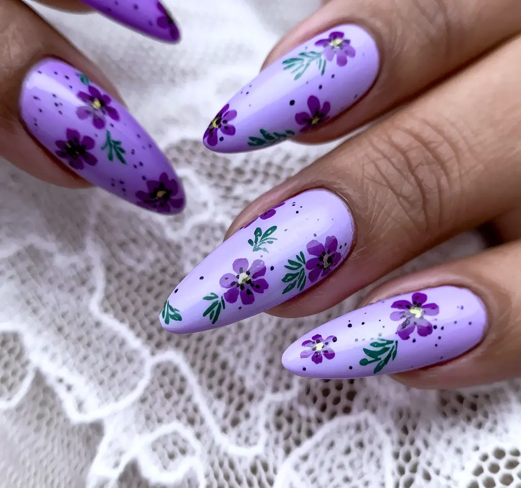 cute summer nails short Soft Pink with a Retro Spark