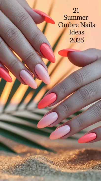 Summer Ombre Nails Ideas 2025 That Will Brighten Every Look