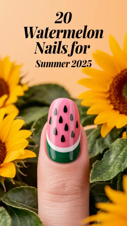 Watermelon Nails for Summer 2025: Fresh, Fun & Juicy Design Ideas