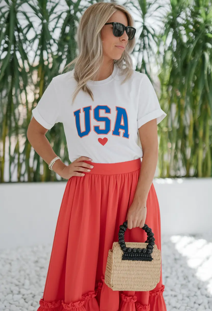 july outfits Playful Patriot in Bold Graphics
