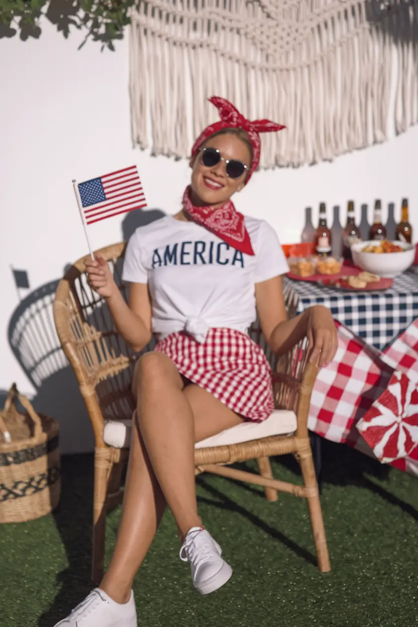 4th of july wardrobe+Patriotic Picnic Energy