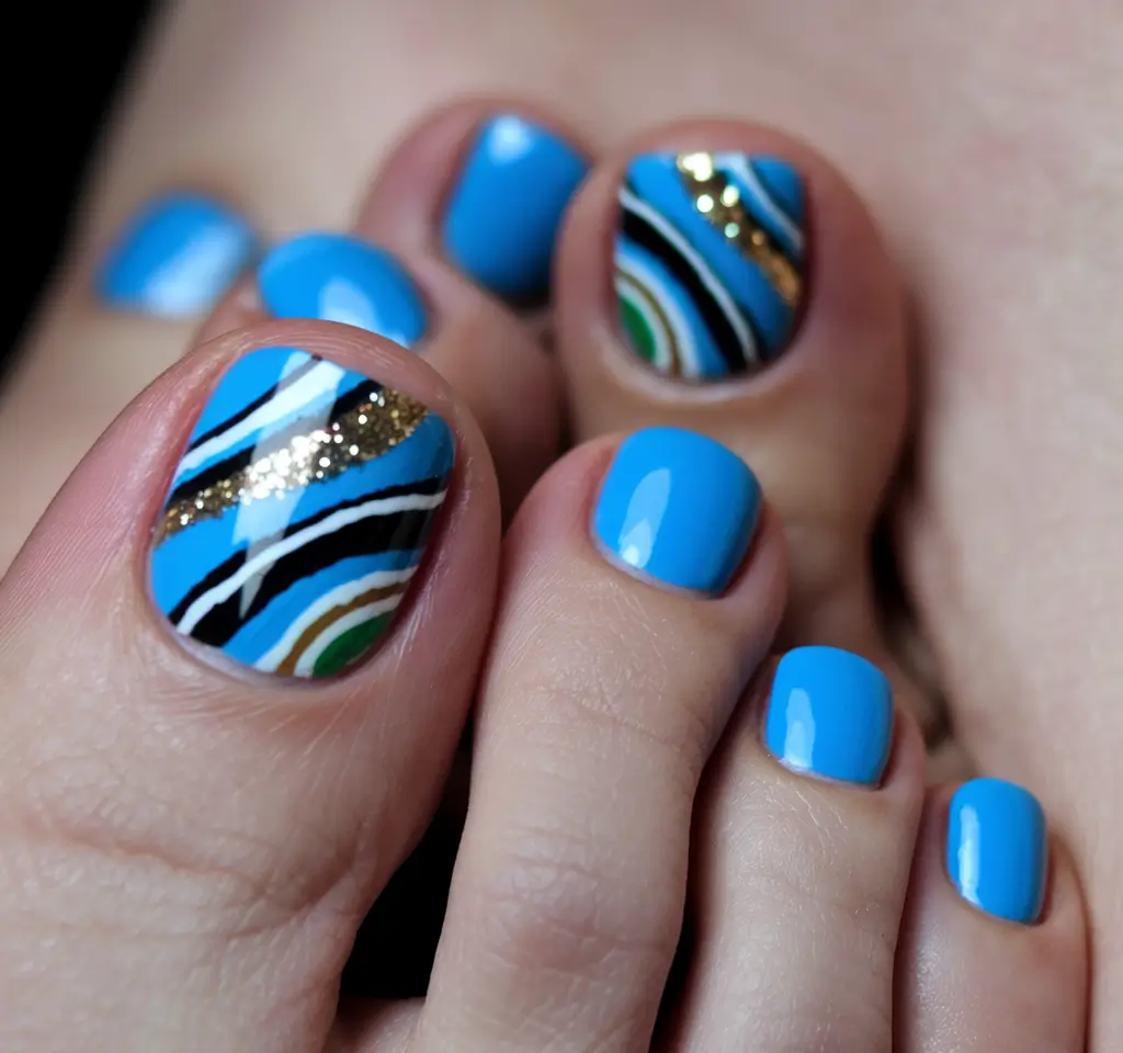 june toes Electric Ocean Swirl