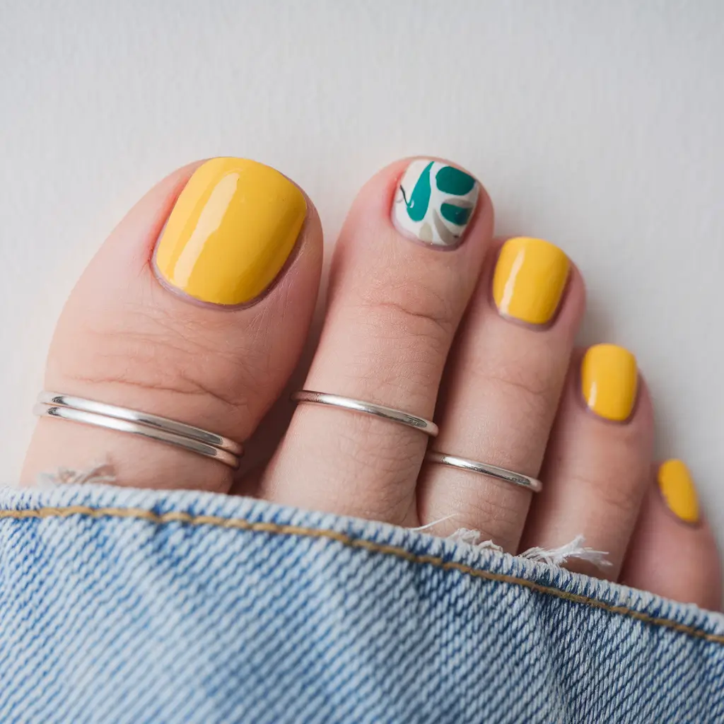 june toes Tangerine Breeze With a Twist