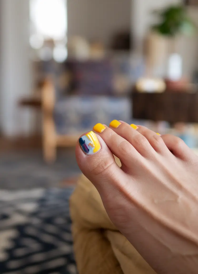 june-toes-Playful Splashes of Yellow