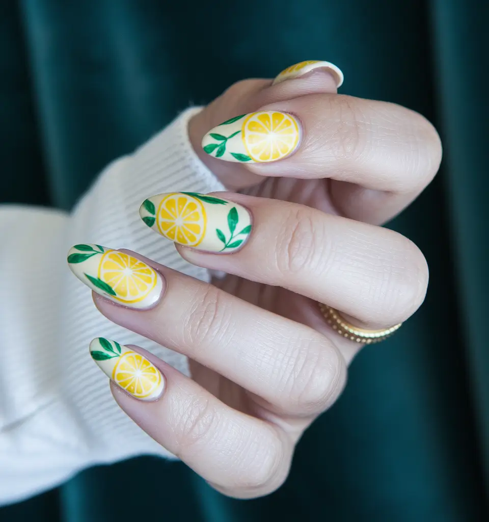 lemon nails designs Garden Lemons in Full Bloom