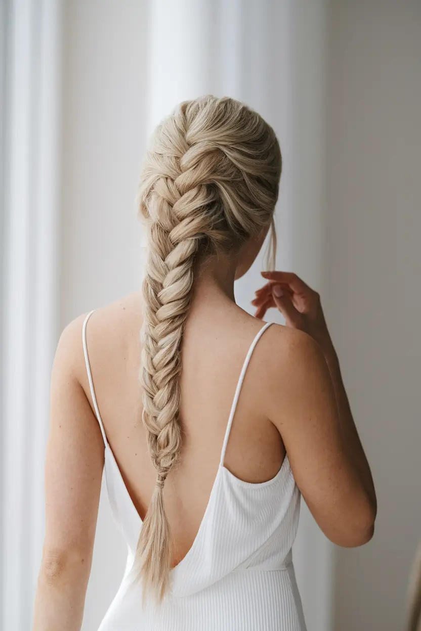 summer hairstyles for long hair braids The Soft French Braid Revival