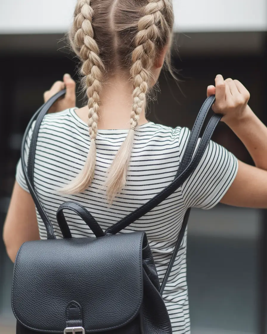 swimming hairstyles - summer ideas 2025 Twinned for the Swim