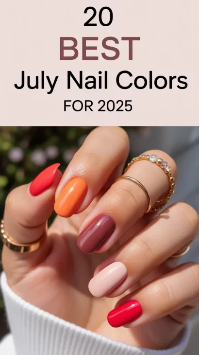 Best July Nail Colors for 2025 — Fresh Polish Ideas to Try