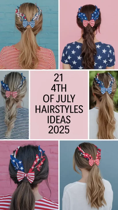 4th of July Hairstyles Ideas 2025: Festive Looks for Every Hair Type
