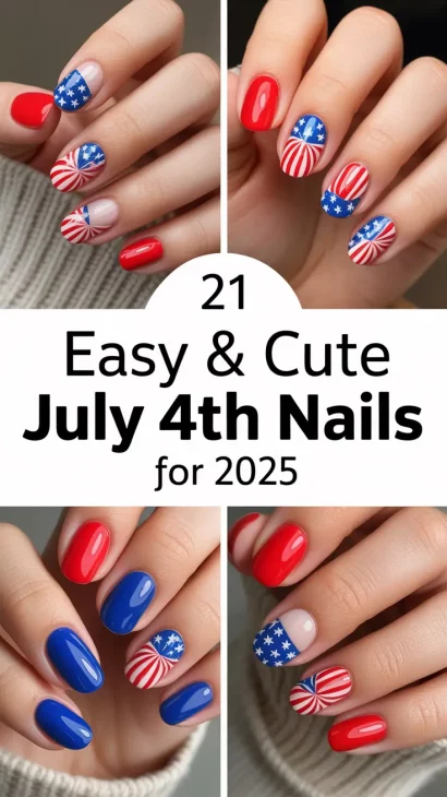 Easy & Cute July 4th Nails for 2025: Festive Styles You’ll Love