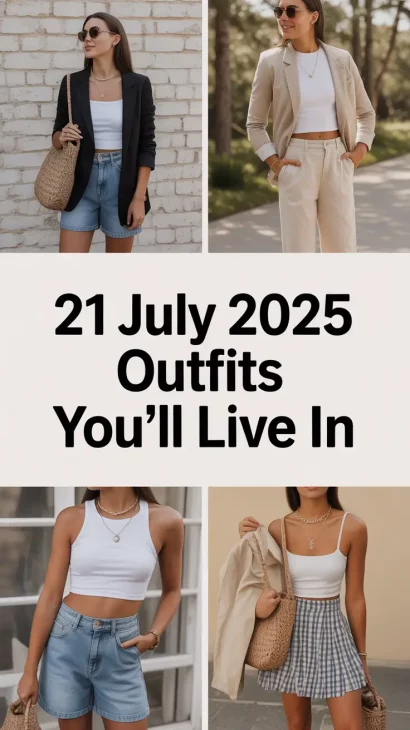 July 2025 Outfits You’ll Live In — Aesthetic & Everyday Looks