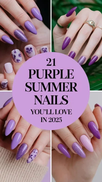 Purple Summer Nails You’ll Love in 2025: Chic, Bold & Totally Wearable Ideas