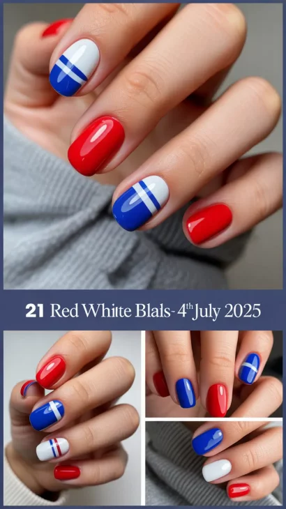 Red White Blue Nails – 4th of July 2025 Inspiration for Patriotic Summer Glam
