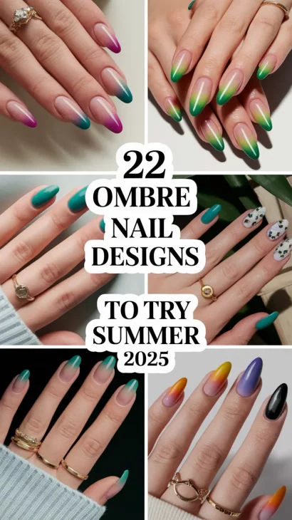 Ombre Nail Designs to Try Summer 2025: Cute & Colorful Ideas You'll Love