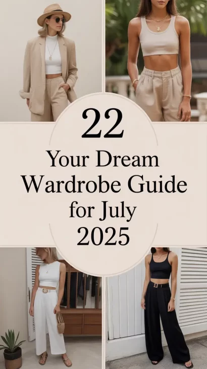 Your Dream Wardrobe Guide for July 2025 — Capsule Looks That Work
