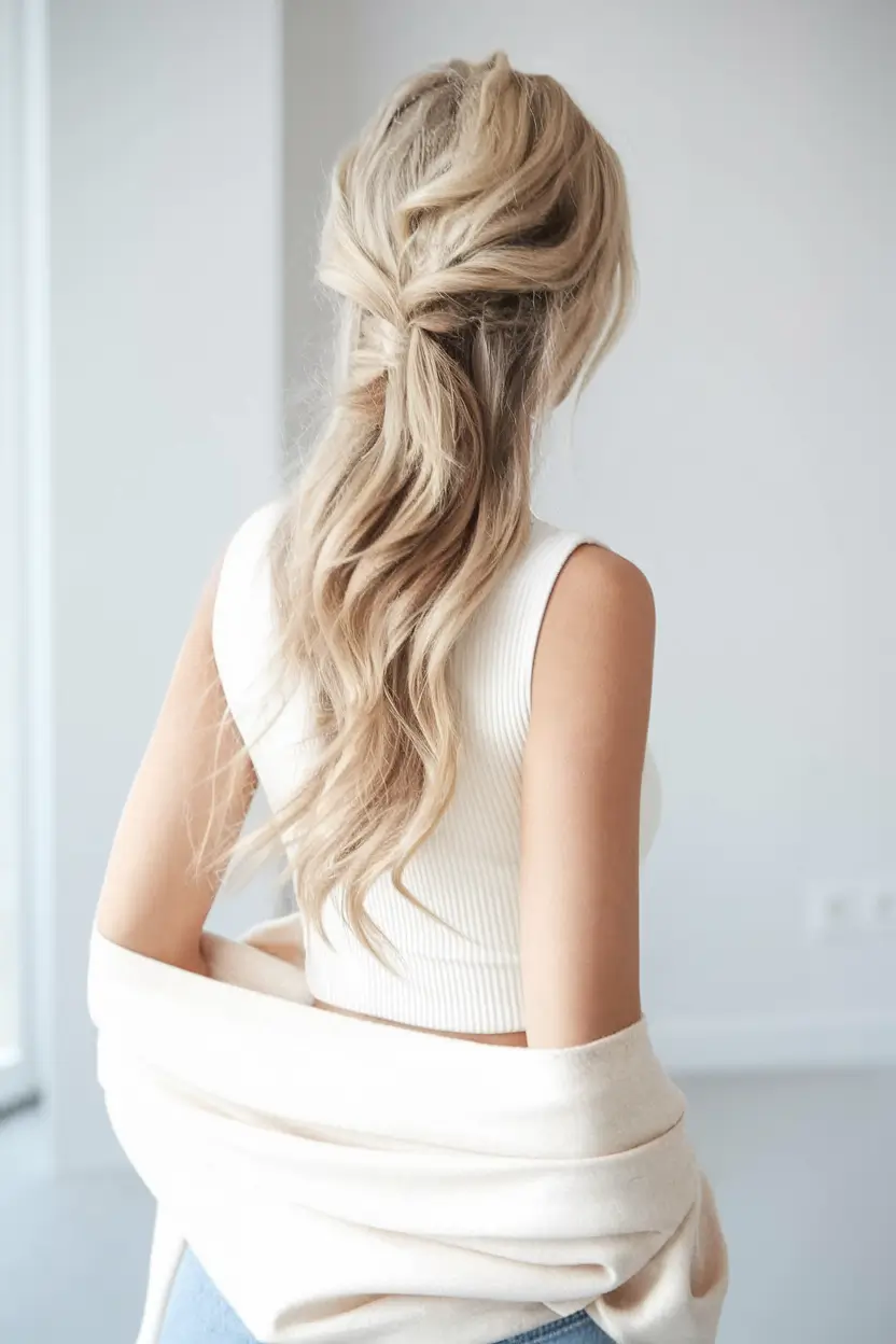 thick medium hair summer hairstyles Voluminous Twist-Out with Soft Waves
