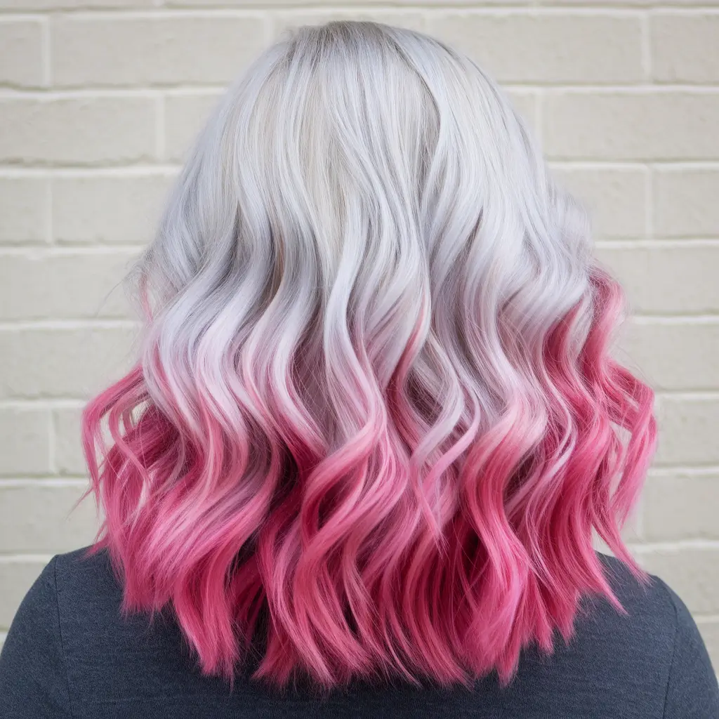 best ombre colors for brown hair Rooty Light Brown to Platinum Blend