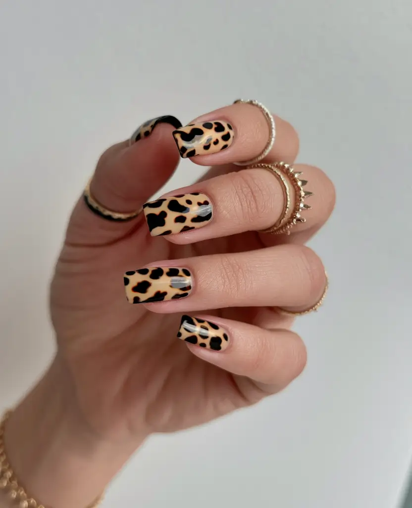 vacation nails summer beach Safari Glam with a Chic Twist