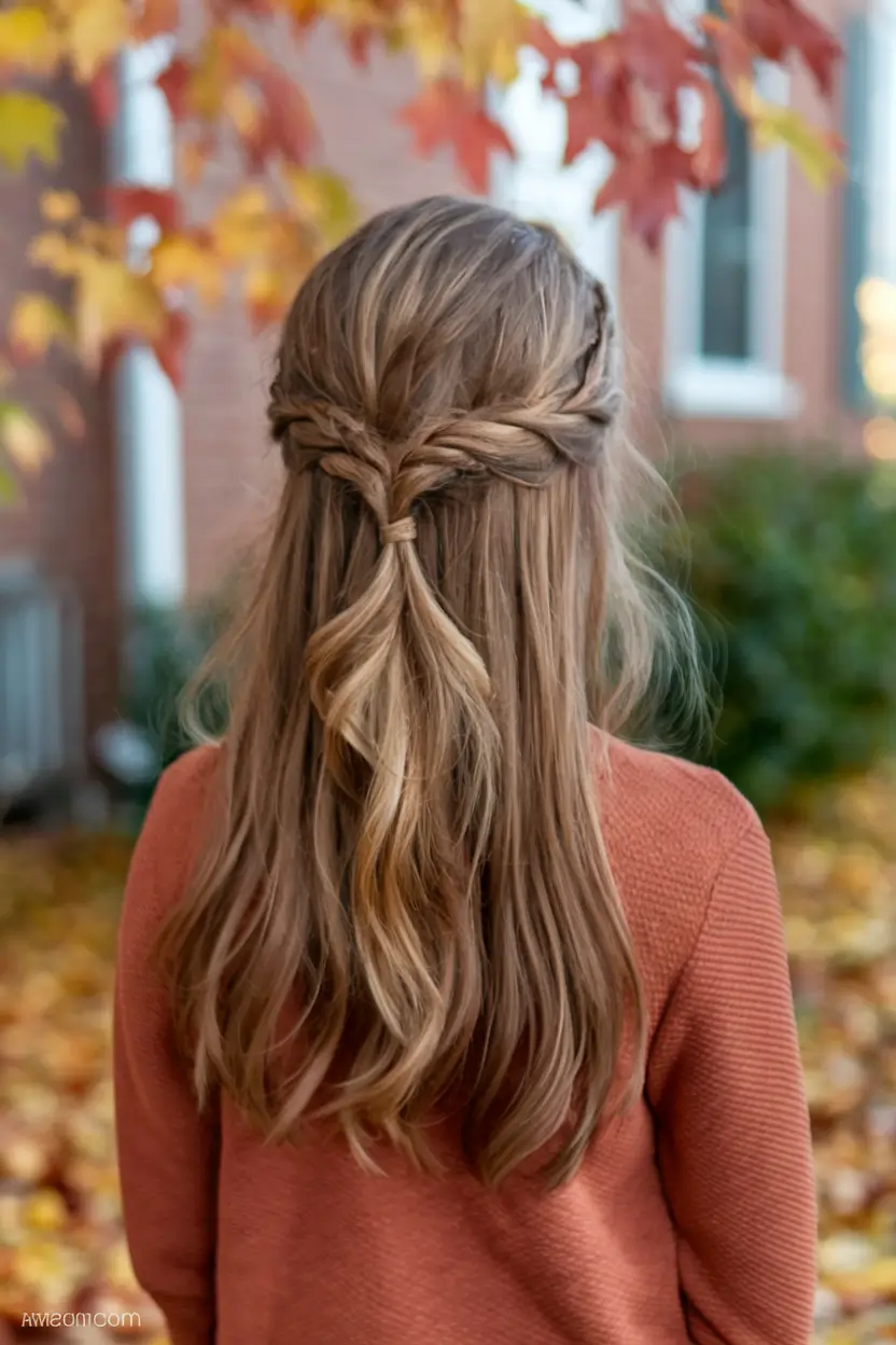 hairstyles-for-school-2025-autumn-twisted-crown