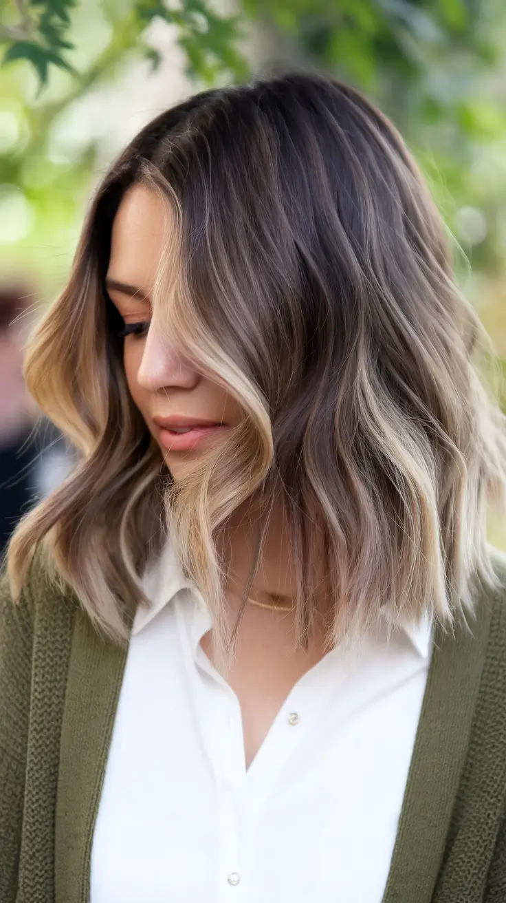 end of summer hair color Soft Blonde Balayage