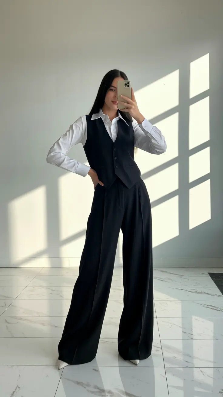 back to school outfits 2025 Tailored Elegance with a Modern Edge