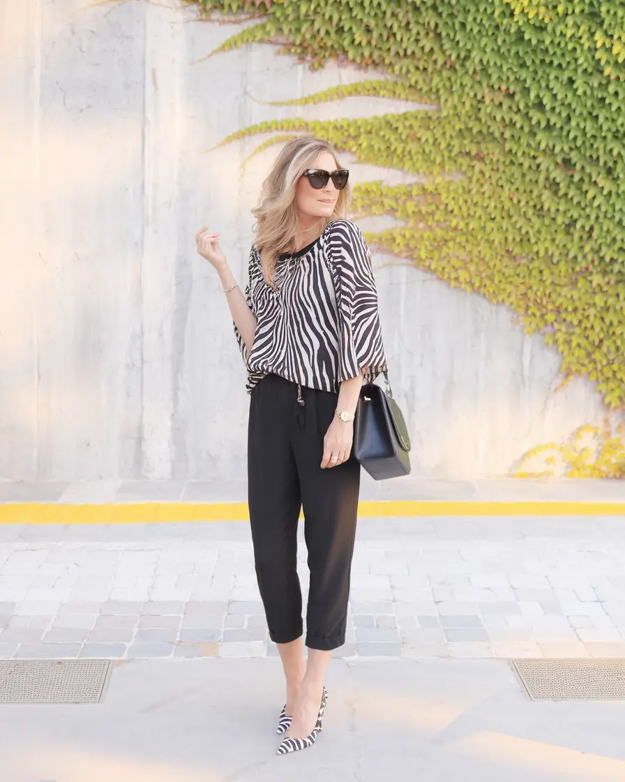 labor day outfits women Zebra Print Chic for Bold Summer Days