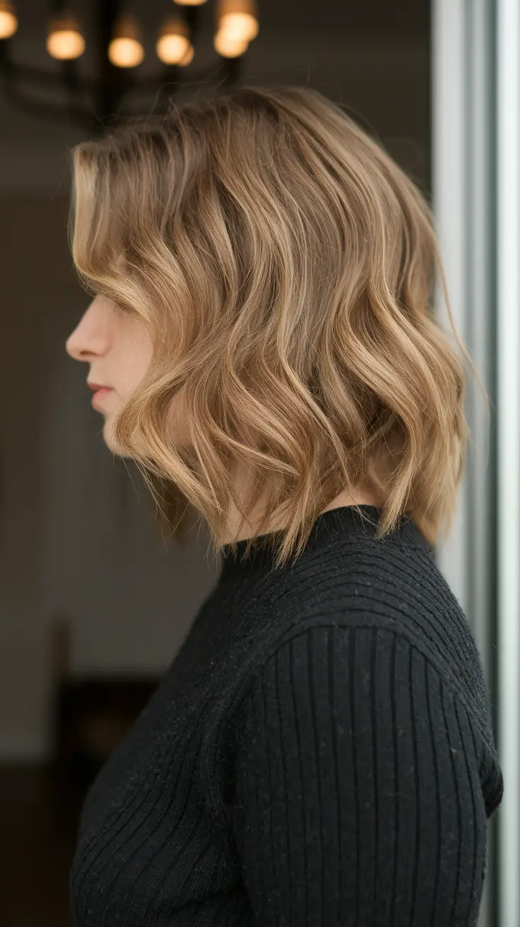 august hair color trends Soft Golden Caramel Waves